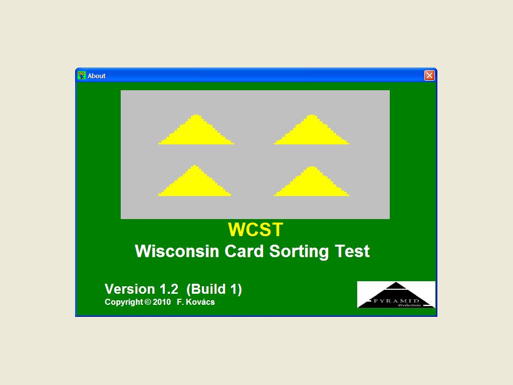 WCST Introscherm WCST Introscherm